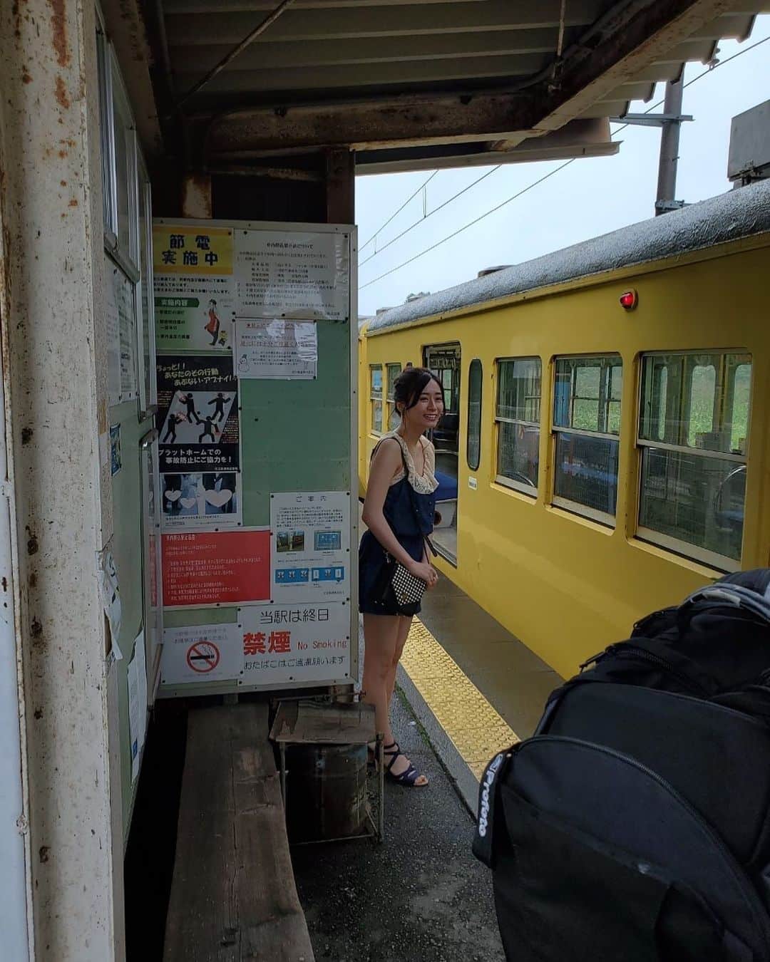 内木志のインスタグラム：「近江鉄道 #こころまち #オフショット #滋賀県」