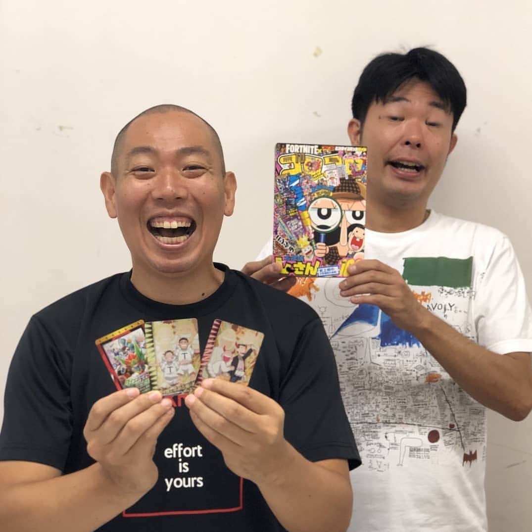 のインスタグラム：「発売中の『月刊コロコロコミック 10月号』にて、「最響カミズモード(アーケードゲーム) 」で僕達を使って遊べるあるある探検隊！カードが付いてます♪ぜひお近くの書店にてGETしてね(^o^)/   #バンダイ #最響 #最響カミズモード #ゲーム #カード #コロコロ #コロコロコミック #レギュラー #あるある探検隊 #進めあるある探検隊」
