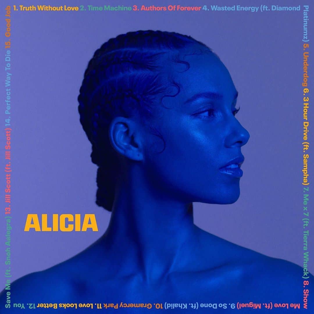 ミュージック・ソウルチャイルドのインスタグラム：「New Album from @AliciaKeys this Friday !!  #Alicia」