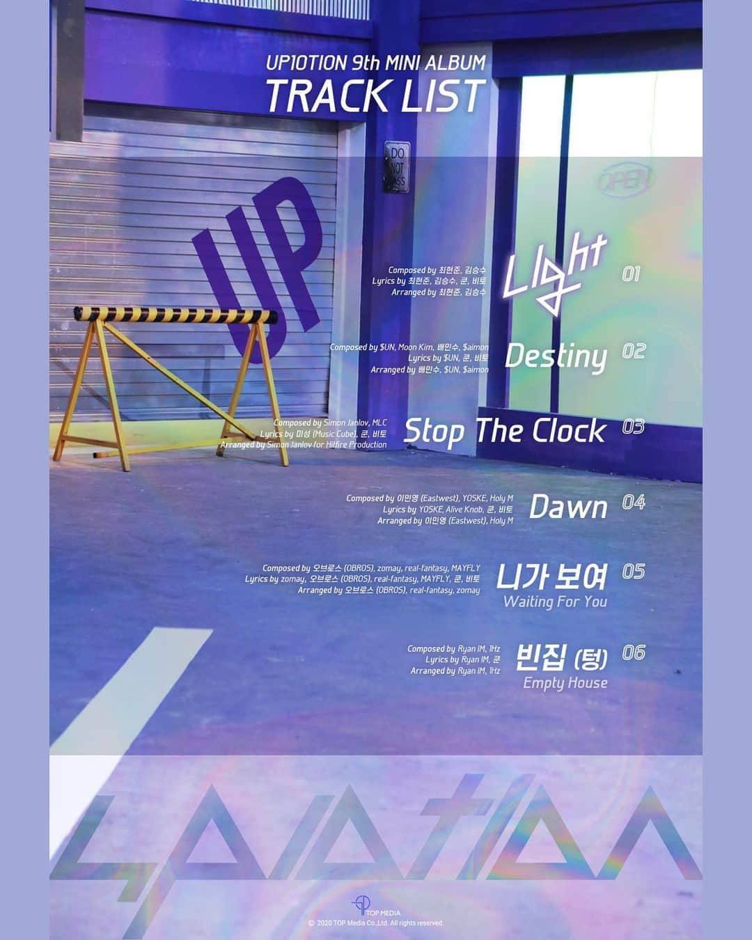 UP10TIONさんのインスタグラム写真 - (UP10TIONInstagram)「UP10TION [Light UP] TRACK LIST 200924  #업텐션 #UP10TION #Light_UP #Light #라이트」9月18日 0時00分 - u10t_official