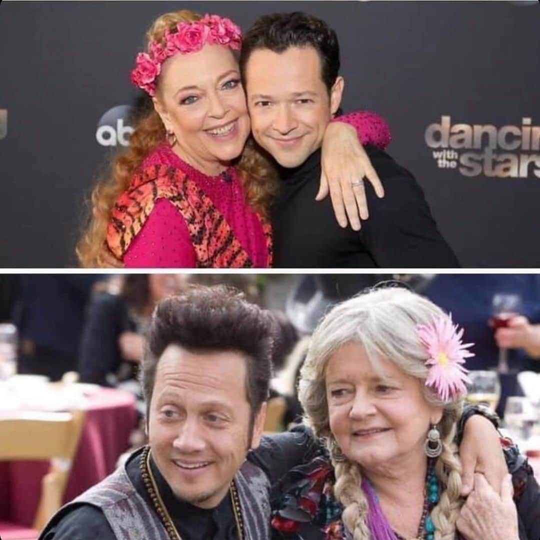 デヴィッド・スペードのインスタグラム：「Hey @iamrobschneider good luck tonight!  #grownups. @dancingabc」