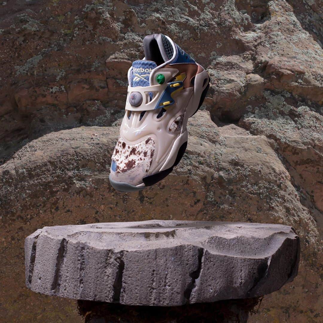 のインスタグラム：「Artifact 2 of 2 ”The Battery” 🔋| Reebok x Brain Dead Pump Court dropping Friday. Learn more at our link in bio.」