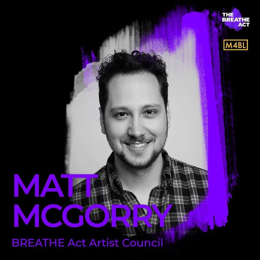 マット・マクゴリーさんのインスタグラム写真 - (マット・マクゴリーInstagram)「I am proud to announce I am part of the @mvmnt4blklives Artists Council, and stand in strong support of the #BREATHEact. This is a critical time for our generation to hold our elected officials accountable. We must call on them to divest from aggressive and militarized policing and finally invest in Black lives, futures, and dreams.  We have the chance and obligation to fundamentally change civil rights in this country, but we need your help. Join me and become a co-sponsor of the BREATHE Act at: http://bit.ly/breathe-alc (link in bio) #mvmnt4blklives」9月18日 1時55分 - mattmcgorry