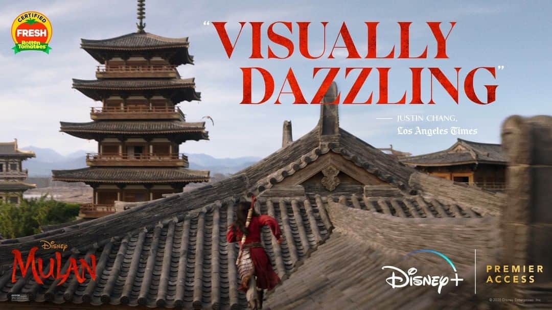Walt Disney Studiosさんのインスタグラム写真 - (Walt Disney StudiosInstagram)「Disney's #Mulan is "visually dazzling." Now streaming exclusively on #DisneyPlus with Premier Access. For more info: DisneyPlus.com/Mulan (link in bio)」9月18日 2時00分 - disneystudios