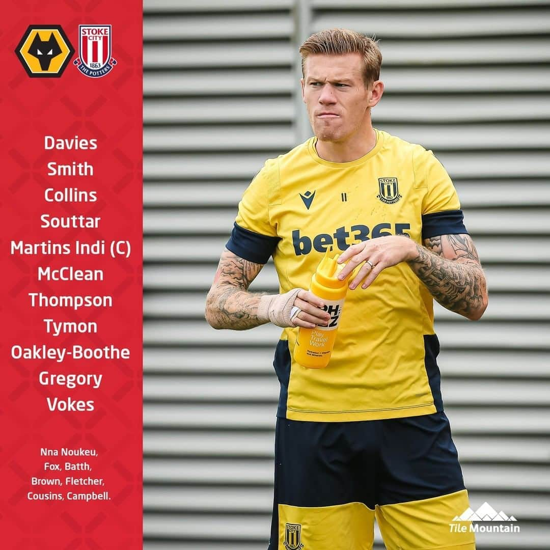 ストーク・シティFCさんのインスタグラム写真 - (ストーク・シティFCInstagram)「The team news is in for tonight's Carabao Cup clash with Wolves. #SCFC 🔴⚪️」9月18日 2時07分 - stokecity