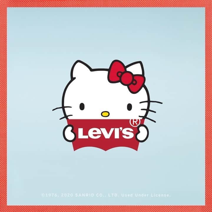 のインスタグラム：「Cute. Classic. Customizable. Levi’s® x @hellokitty is back.  Online only. Link in bio.」