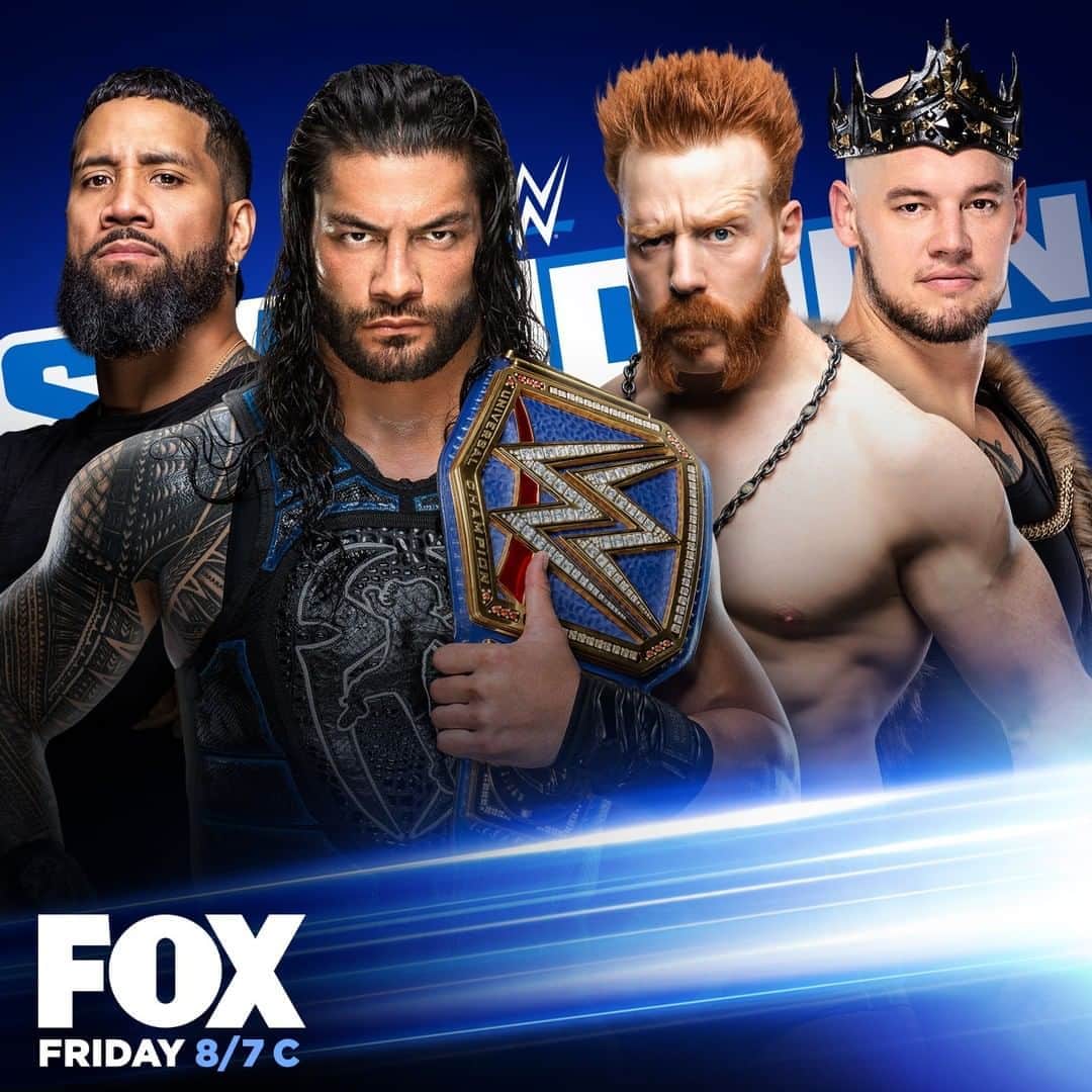 WWEさんのインスタグラム写真 - (WWEInstagram)「As first reported by @sportsillustrated, @romanreigns will team up with @uceyjucey in a rematch against @wwesheamus & #King @baroncorbinwwe tomorrow night on #SmackDown at 8/7c on @foxtv」9月18日 2時56分 - wwe