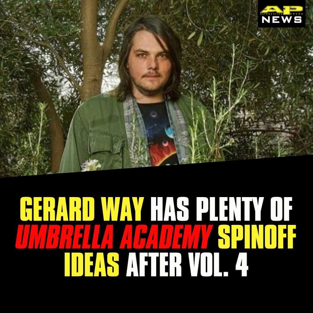 Alternative Pressさんのインスタグラム写真 - (Alternative PressInstagram)「It looks like even more spinoffs may be on the way from @gerardway after ‘Umbrella Academy’ (@UmbrellaAcad) Vol. 4 ⁠ LINK IN BIO⁠ .⁠ .⁠ .⁠ #gerardway #gerardwaycomics #gerardwaytheumbrellacademy #gerardwayumbrellaacademy #theumbrellaacademy #theumbrellaacademyvolume4 #theumbrellaacademycomics #altpress #alternativepress」9月18日 3時01分 - altpress