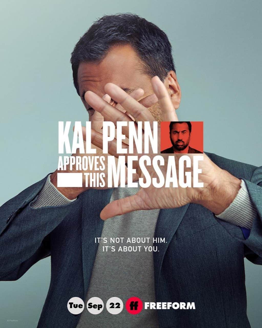 カル・ペンのインスタグラム：「New Show! • 9/22 10:30pm - @Freeform • 9/23 streaming on - @Hulu #KalPennApprovesThisMessage」