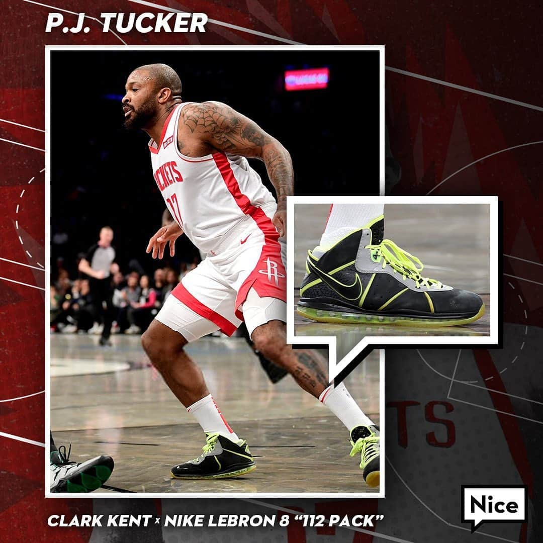 Nice Kicksさんのインスタグラム写真 - (Nice KicksInstagram)「He is the Sneaker King 👑 for a reason. 🔥 Check out the #Top10 kicks #PJTucker wore on-court this season and let us know which 👟 was the best. @nicekickshoops   LINK IN BIO for every pair he wore this year.」9月18日 5時25分 - nicekicks