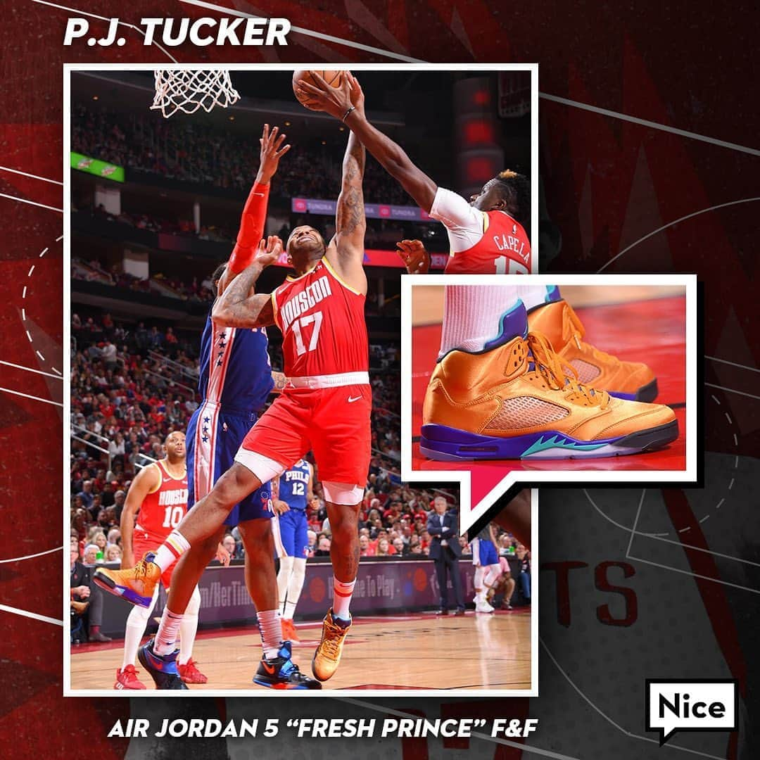 Nice Kicksさんのインスタグラム写真 - (Nice KicksInstagram)「He is the Sneaker King 👑 for a reason. 🔥 Check out the #Top10 kicks #PJTucker wore on-court this season and let us know which 👟 was the best. @nicekickshoops   LINK IN BIO for every pair he wore this year.」9月18日 5時25分 - nicekicks