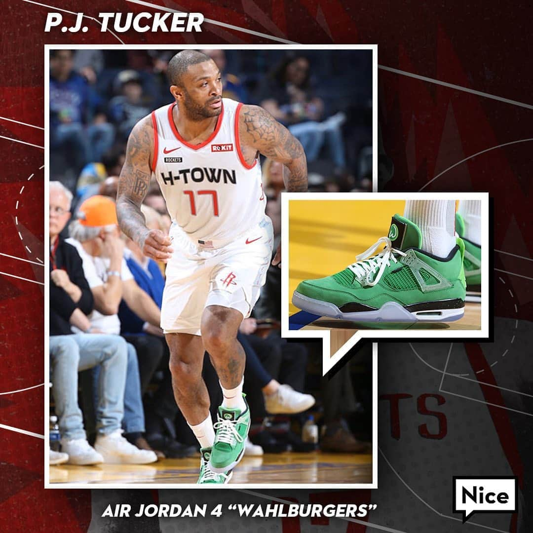 Nice Kicksさんのインスタグラム写真 - (Nice KicksInstagram)「He is the Sneaker King 👑 for a reason. 🔥 Check out the #Top10 kicks #PJTucker wore on-court this season and let us know which 👟 was the best. @nicekickshoops   LINK IN BIO for every pair he wore this year.」9月18日 5時25分 - nicekicks