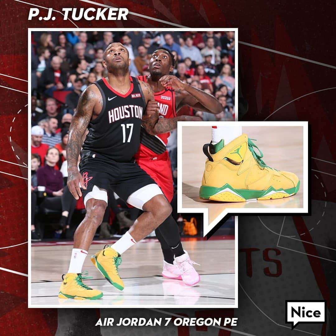 Nice Kicksさんのインスタグラム写真 - (Nice KicksInstagram)「He is the Sneaker King 👑 for a reason. 🔥 Check out the #Top10 kicks #PJTucker wore on-court this season and let us know which 👟 was the best. @nicekickshoops   LINK IN BIO for every pair he wore this year.」9月18日 5時25分 - nicekicks