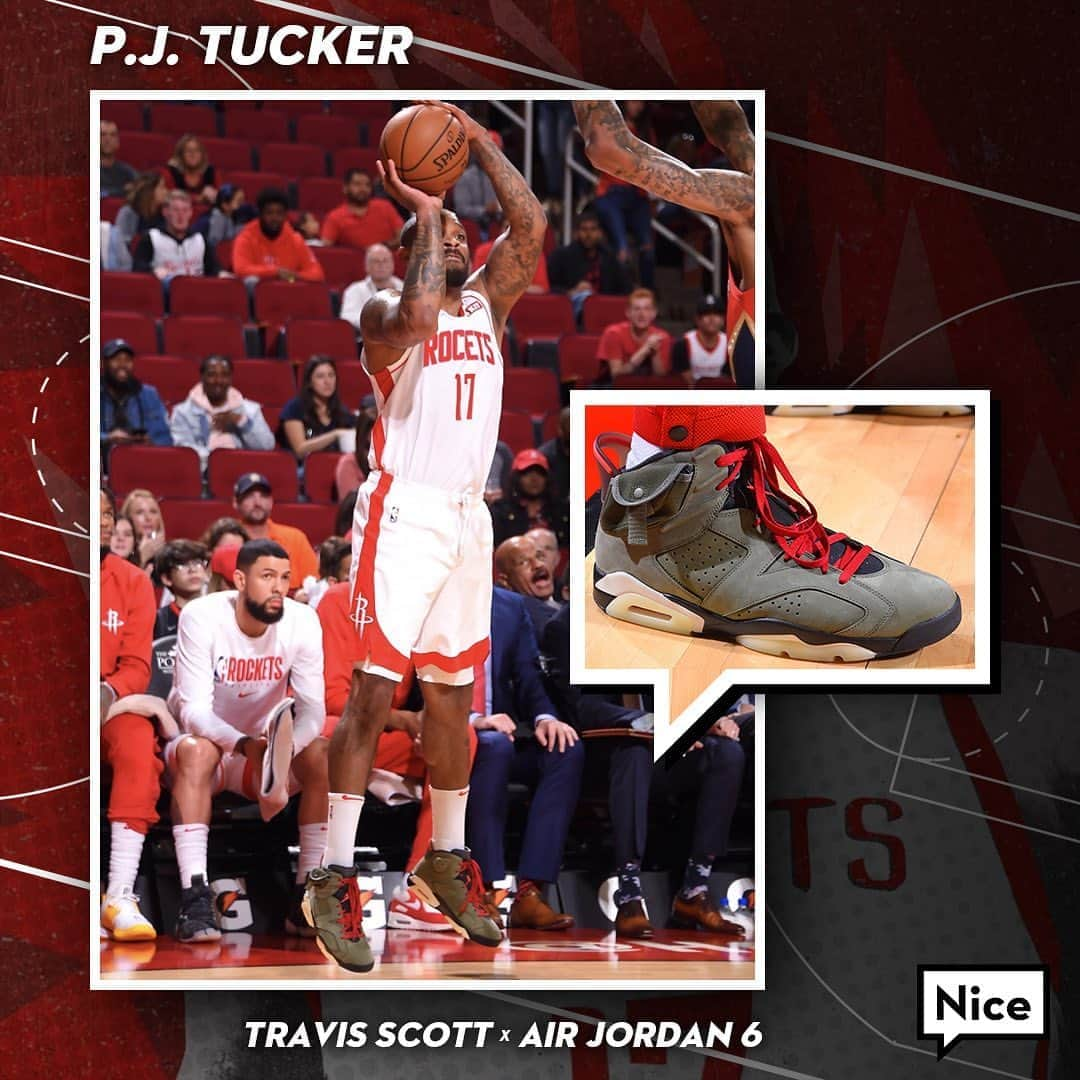 Nice Kicksさんのインスタグラム写真 - (Nice KicksInstagram)「He is the Sneaker King 👑 for a reason. 🔥 Check out the #Top10 kicks #PJTucker wore on-court this season and let us know which 👟 was the best. @nicekickshoops   LINK IN BIO for every pair he wore this year.」9月18日 5時25分 - nicekicks