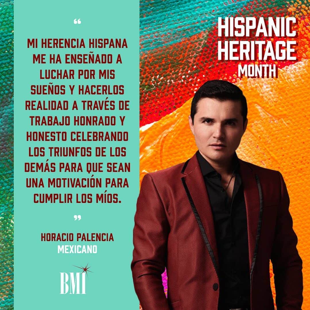 Broadcast Music, Inc.さんのインスタグラム写真 - (Broadcast Music, Inc.Instagram)「#HispanicHeritageMonth @horaciopalencia」9月18日 7時43分 - bmi