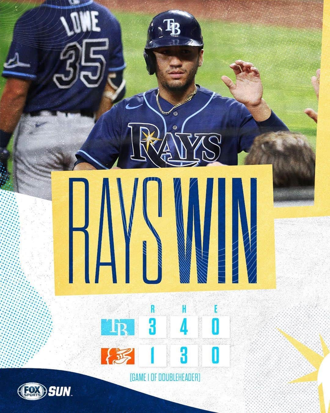 タンパベイ・レイズさんのインスタグラム写真 - (タンパベイ・レイズInstagram)「#RaysWin! One more win and we’re in」9月18日 8時11分 - raysbaseball
