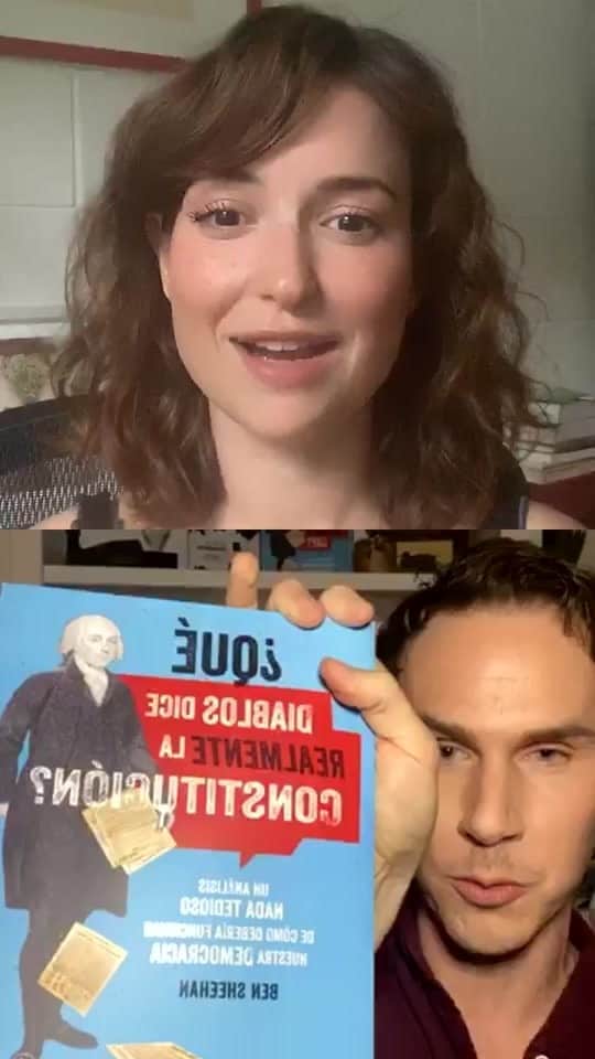 ミラーナ・ヴァイントゥルーブのインスタグラム：「A former award-winning executive producer at Funny Or Die, Sheehan’s mission to increase voter participation began in 2016 where he used digital videos to help register 50,000 new voters as executive director of Joss Whedon’s Save the Day PAC. In 2018 he founded OMG WTF (Ohio, Michigan, Georgia, Wisconsin, Texas, Florida) to teach voters about executive races during the midterm elections. That project generated Gerrymander Jewelry—a finalist for Fast Company's World Changing Ideas 2019—and now OMG WTF Does the Constitution Actually Say?, an essential primer on how our government was designed to work. Using clear commentary and graphics, Sheehan has annotated the entire Constitution, from its preamble through the amendments, explaining the document’s provisions, pointing out its loopholes, and giving readers everything they need to know to become informed, effective voters. A Spanish version is also available, as well as the companion journal OMG WTF Is Gerrymandering? A Journal for Concerned Citizens. Originally from Washington, D.C., Sheehan graduated magna cum laude from Emory University with a B.A. in American Studies and Political Science and holds an M.A. from New York University in Music Business. In 2018 he was named one of the entertainment industry’s “NextGen: 35 Rising Executives Under 35” by The Hollywood Reporter. The digital videos he’s been involved with have received over a billion views.」