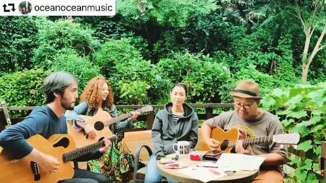 のインスタグラム：「逗子で自然発生的に始まったこの4人組、皆シンガーソングライターで一緒にオリジナル作ってます。お互いにないものを持ってる仲間達・ ライブ中止でデビューライブまだできてないですが、ぜひ応援してください🕊follow👉 @oceanoceanmusic」