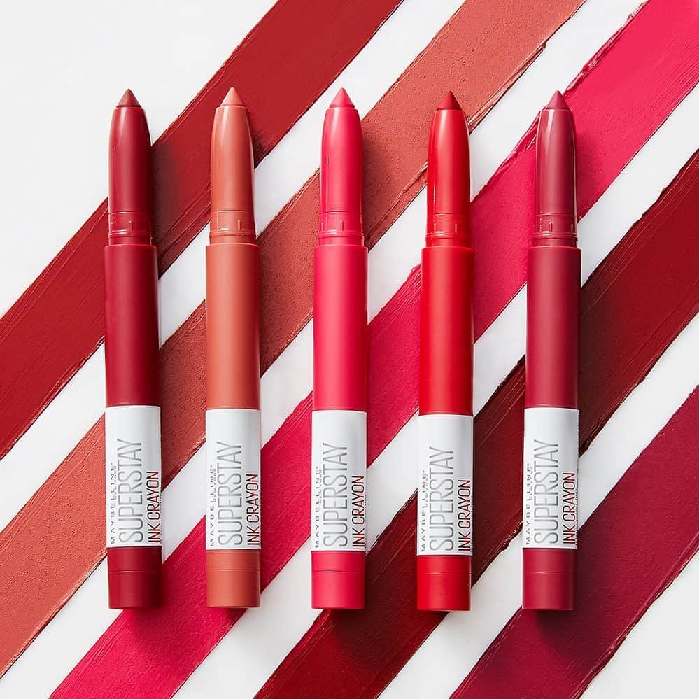 Maybelline New Yorkさんのインスタグラム写真 - (Maybelline New YorkInstagram)「Love a matte finish but can’t find a comfortable formula?🤔 Our #superstayinkcrayon is the perfect lippie for you! It glides on effortlessly for 8 hours of pigmented wear that feels light on your lips!❤️」9月18日 22時02分 - maybelline