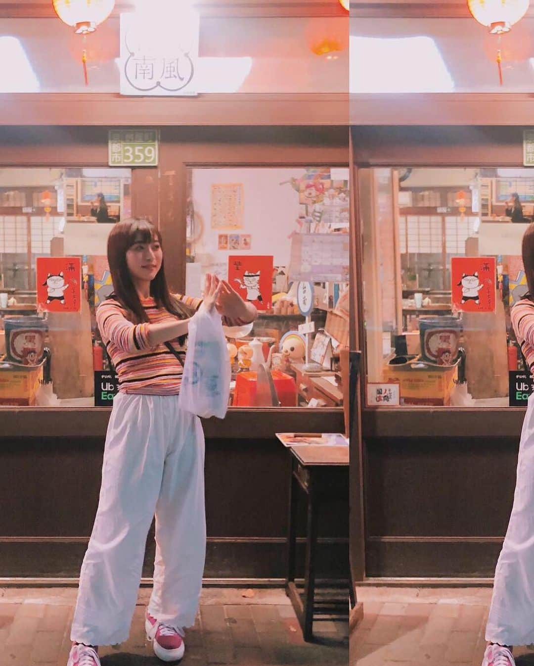 谷口萌衣子さんのインスタグラム写真 - (谷口萌衣子Instagram)「去年の写真やけど大好き魯肉飯♡  空芯菜の炒め物美味しかったな〜っ 京都でお気に入りの台湾ご飯のお店！  魯肉飯好きすぎて、家でも食べるのですが実家に調味料忘れて最近作ってない〜(;o;)そろそろ食べたいなぁ。。  #京都グルメ #台湾料理  #ミスキャンパス立命館」9月18日 22時27分 - moeko_taniguchi
