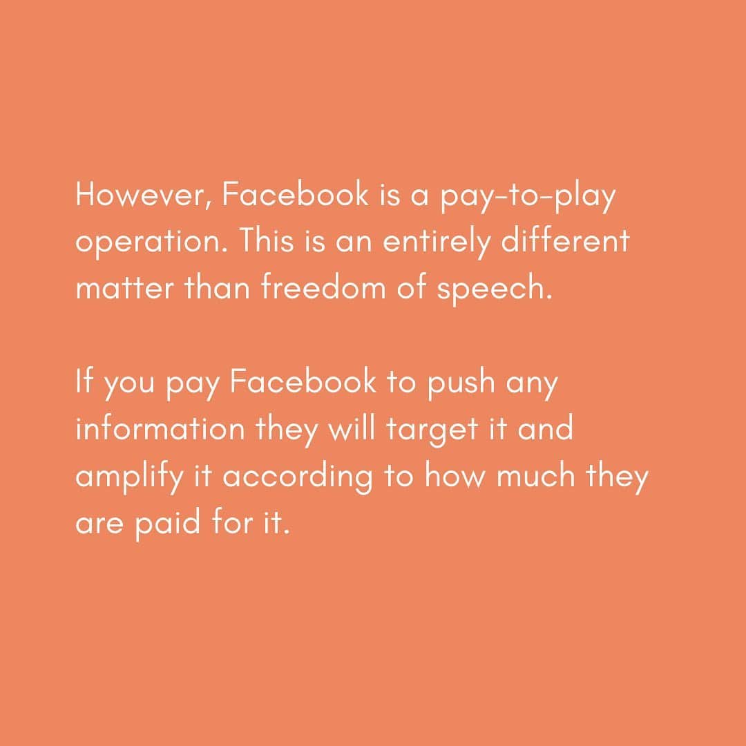 ケイト・ハドソンさんのインスタグラム写真 - (ケイト・ハドソンInstagram)「Facebook: stop hiding behind freedom of speech when there’s nothing “free” about it. #stophateforprofit #beaccountable」9月18日 22時27分 - katehudson