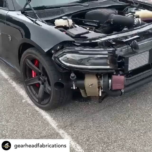 ビル・ゴールドバーグのインスタグラム：「Out for testing...... @gearheadfabrications does it again!!!👏 Can’t wait to pilot this monster!!👊😁 #MUSCLECAR #twinturbo #horsepower #dodge #carbonfiber @speedkore01 @hre @nittotire @metrongarage @bendpak @sonictoolsusa @xpel @magnaflow @hptuners @boostlab 😬😬😬😬😬 #caraddict #youaintseennothingyet @wwe」