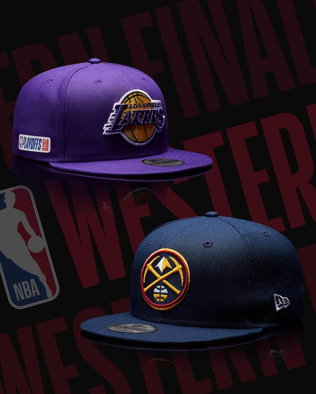 ニューエラ・キャップのインスタグラム：「The Conference Finals are set! Be sure to stay in the action with the NBA Authentics: Playoff Patch Collection, available at neweracap.com . Link in bio🏀」