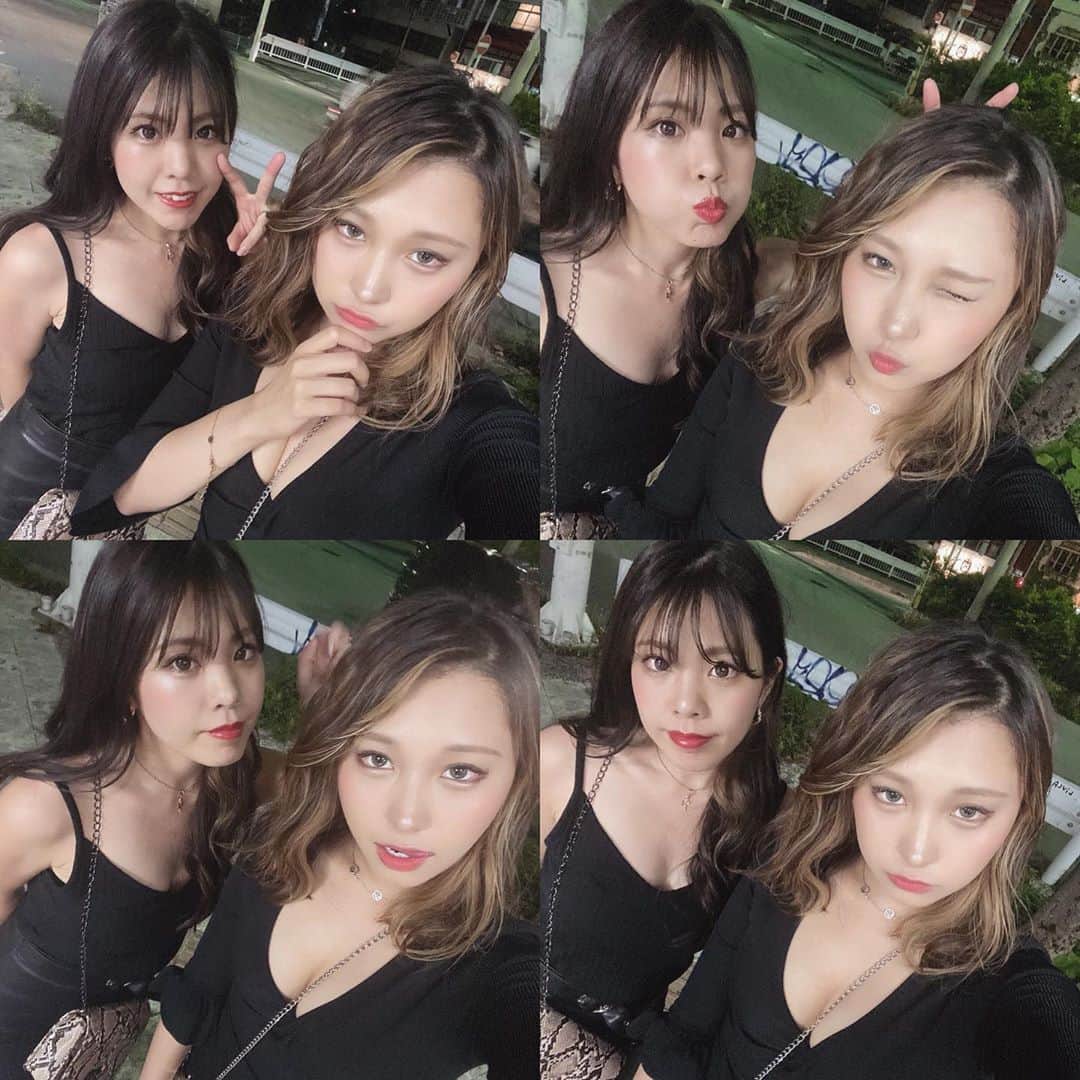 のインスタグラム：「. まだしばらくは旅行写真をupします✈️ いろんな人に出会わせてくれてありがとうゆきな🐧 . .  #dance#followme#ダンス#japan#osaka#fashion#smile#make#大阪#関西#AAA#いいね#美容#前髪#イヤリングカラー#旅行」