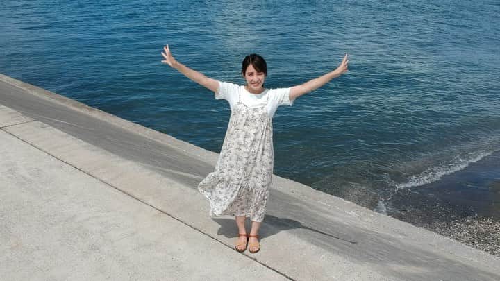 村田綾のインスタグラム：「先日、撮影で木更津に行った際♪  海でドローン撮影をしたんです(*^▽^*)  めちゃくちゃ楽しかったよぉ♡  #ドローン  #木更津  #海  #撮影 #drone」