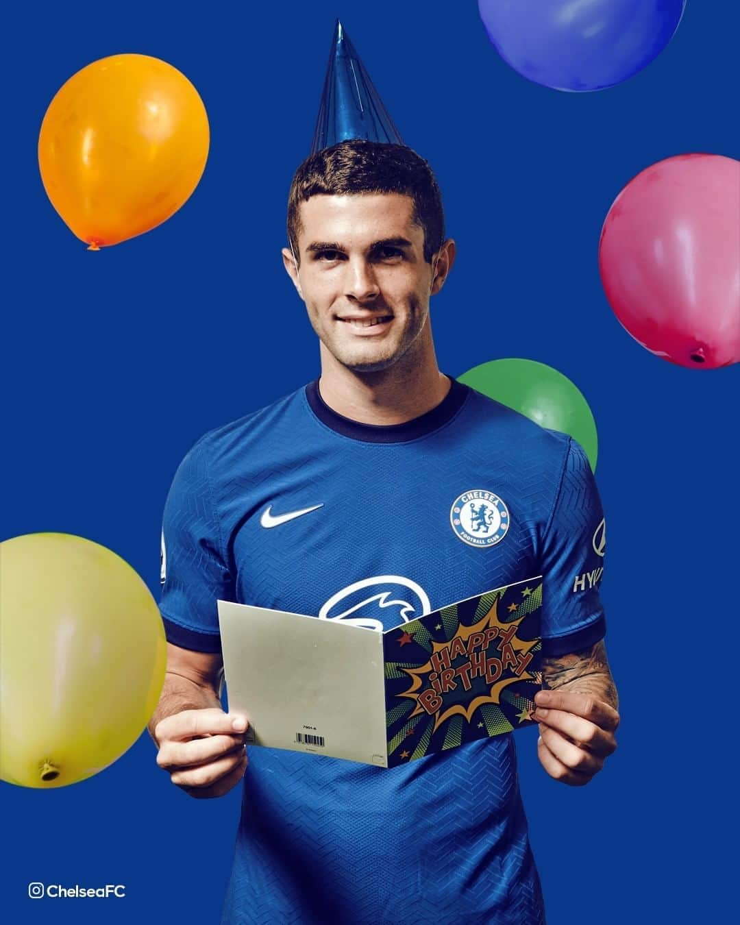 チェルシーFCさんのインスタグラム写真 - (チェルシーFCInstagram)「Feeling 2️⃣2️⃣! 🥳 Have a great day, @cmpulisic! 🎈 #CFC #Chelsea」9月18日 15時56分 - chelseafc