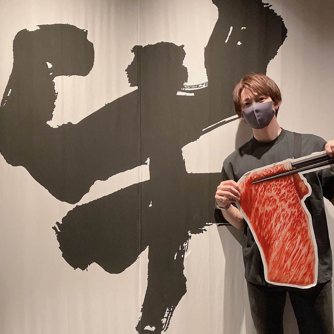 竹村仁志のインスタグラム：「肉食べました。」