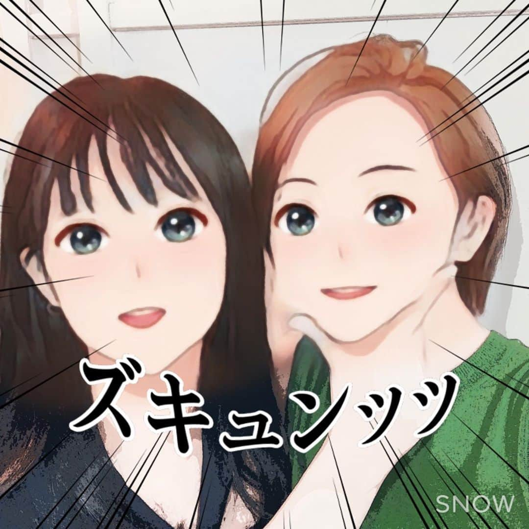 中野佑美さんのインスタグラム写真 - (中野佑美Instagram)「2.5次元百合ですお納め下さい　  #snowcam #二次元SNOW #少女漫画フィルター #snowpr」9月18日 18時48分 - nakan084