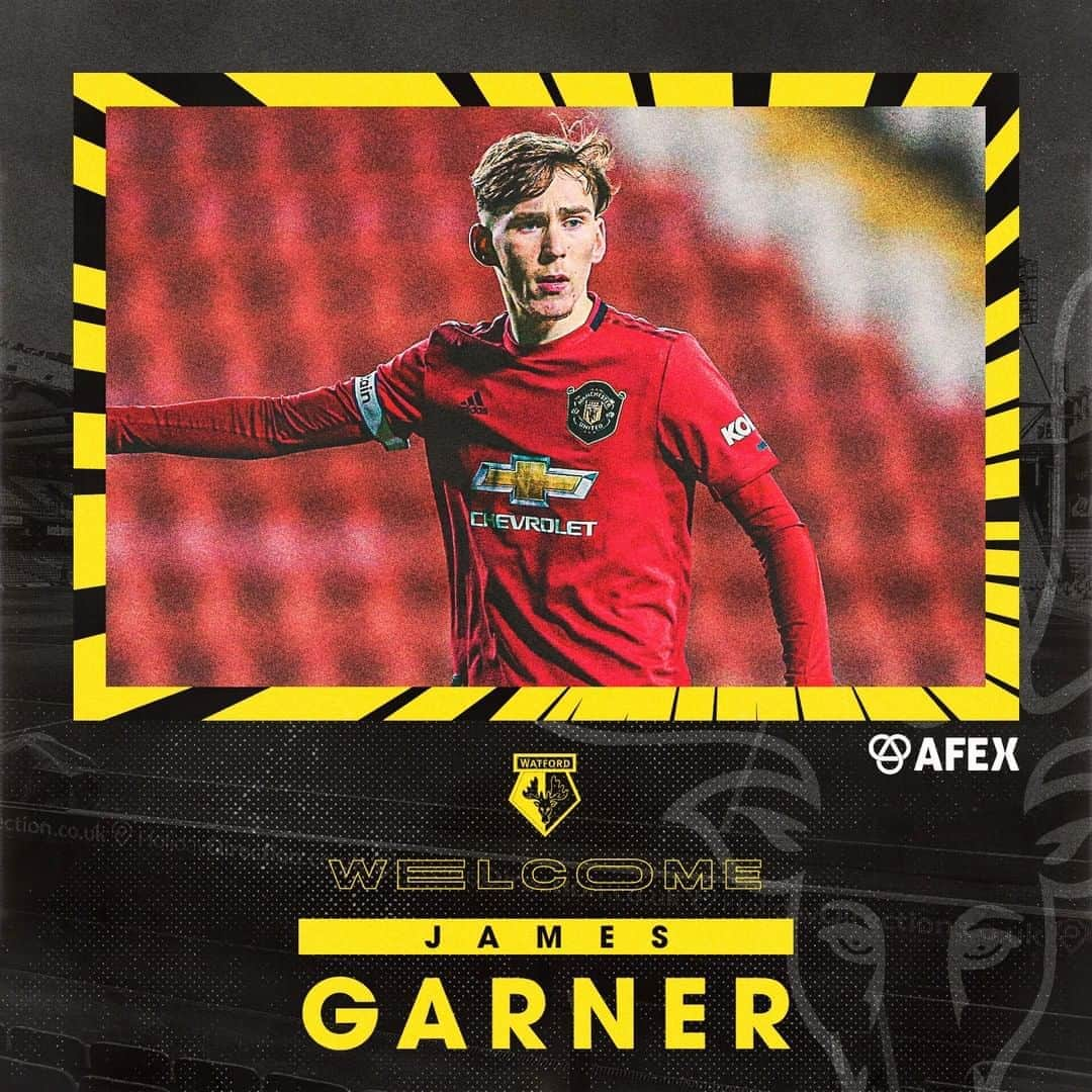 ワトフォードFCさんのインスタグラム写真 - (ワトフォードFCInstagram)「We are pleased to announce the signing of @jgarnerr96 on a season-long loan deal from @manchesterunited ✍️」9月18日 20時23分 - watfordfcofficial