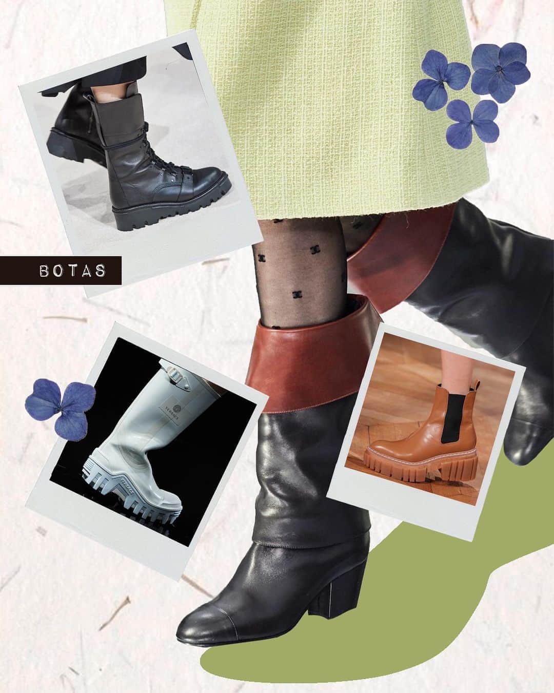 Vogue Españaさんのインスタグラム写真 - (Vogue EspañaInstagram)「Los detalles que nos harán olvidar el minimalismo de la primavera, el leitmotiv de la estación, los escotes más dispares, los accesorios más osados y las reinas absolutas del otoño: las botas. Este es el mejor resumen (visual) de las grandes tendencias del otoño-invierno. Tienes todos los detalles en el link de nuestra bio ❤️ ▪️Fotos: Gorunway.com/ Montaje: Condé Nast Creative Studio」9月18日 21時00分 - voguespain