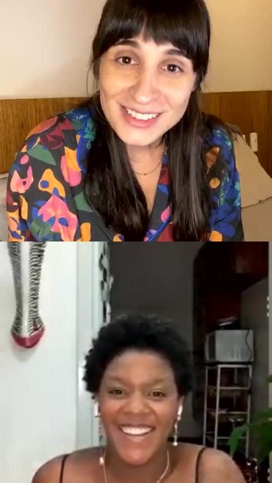 Schutzのインスタグラム：「Bate papo entre @cafremder e @suyane_ynaya #whatsyourdeeptruth」