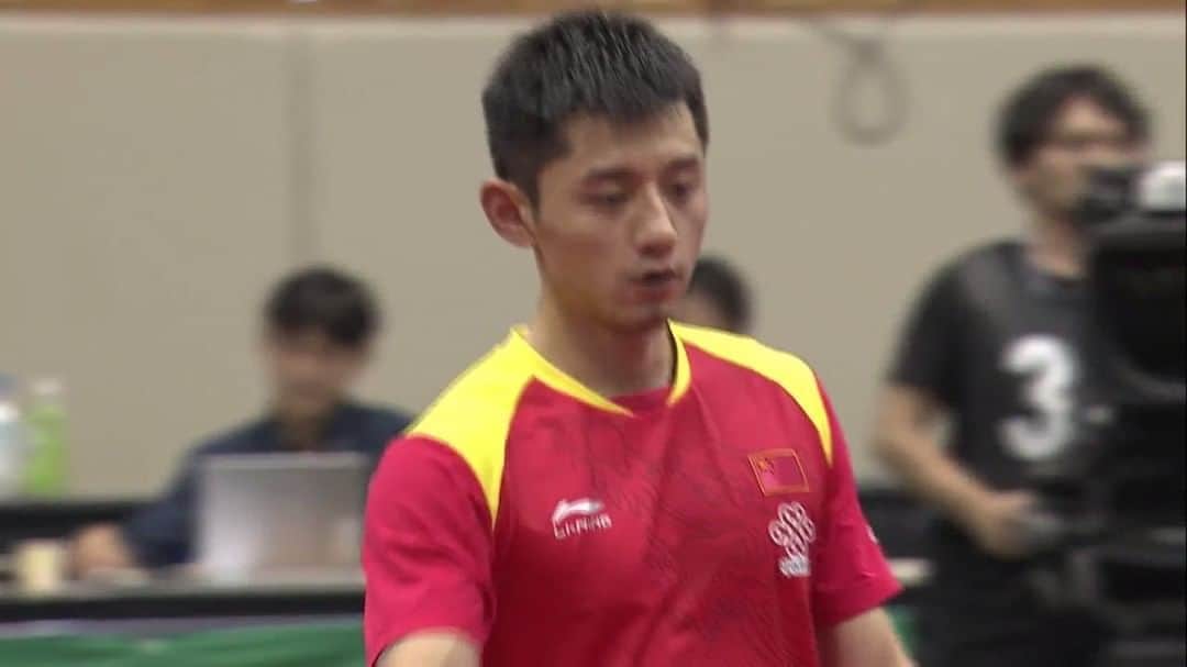 のインスタグラム：「Legendary Zhang Jike 🇨🇳🤩  #FBF #NeverGiveUp #FlashBack」