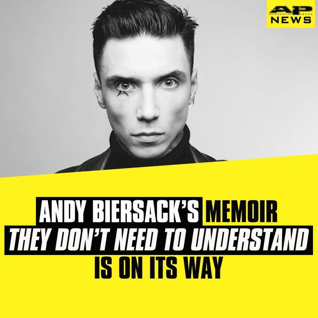Alternative Pressさんのインスタグラム写真 - (Alternative PressInstagram)「@blackveilbrides fans will see @andyblack like never before as he opens up about his childhood, family and career in the intimate new memoir ‘They Don’t Need To Understand’⁠ LINK IN BIO⁠ .⁠ .⁠ .⁠ #andyblack #andybiersack #blackveilbrides #bvb #theydontneedtounderstand #andyblacktheydontneedtounderstand #andybiersacktheydontneedtounderstand #altpress #alternativepress」9月19日 8時01分 - altpress