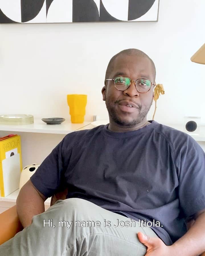 Warby Parkerのインスタグラム：「@joshitiola wears many hats. He is a planner at @vitsoe, a photographer, and an overall specialist when it comes to interiors. We’ve long been inspired by his knack for making everyday settings beautiful. His eye for detail was perfectly matched by our thoughtfully crafted Studio Edition frames.」