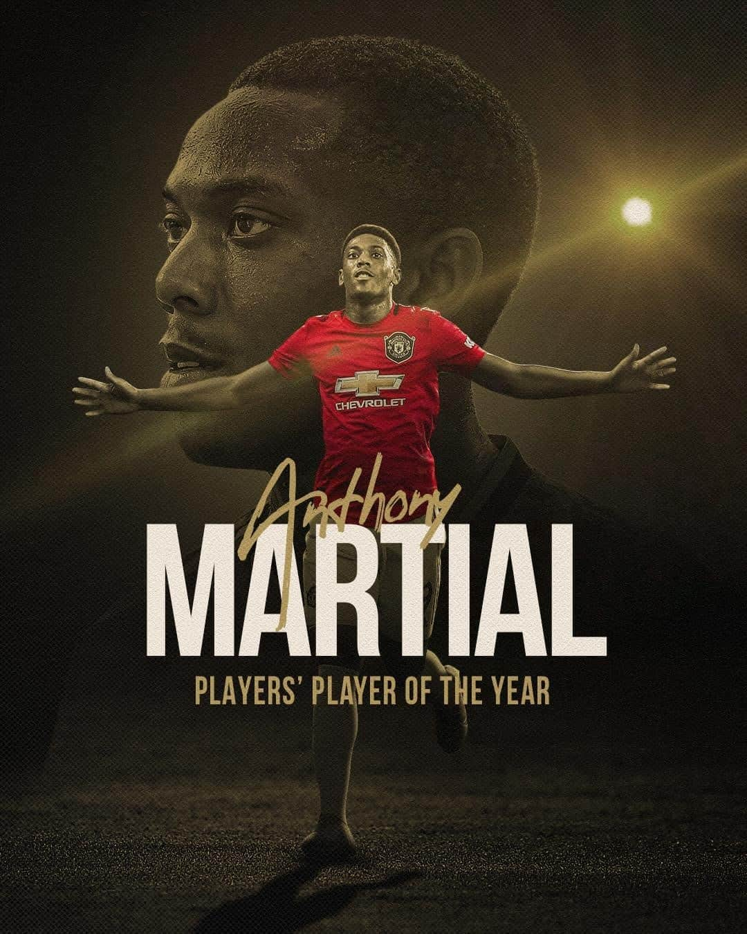 マンチェスター・ユナイテッドさんのインスタグラム写真 - (マンチェスター・ユナイテッドInstagram)「🏅 Following a fantastic season, Anthony #Martial has been voted our 2019/20 Players' Player of the Year! Congrats, Anto 😁👏 #MUFC」9月19日 0時01分 - manchesterunited