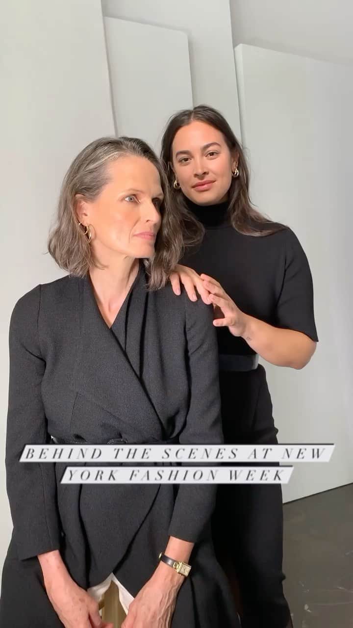 のインスタグラム：「Taking you behind the scenes of #AKxNYFW #SeeNowBuyNow」