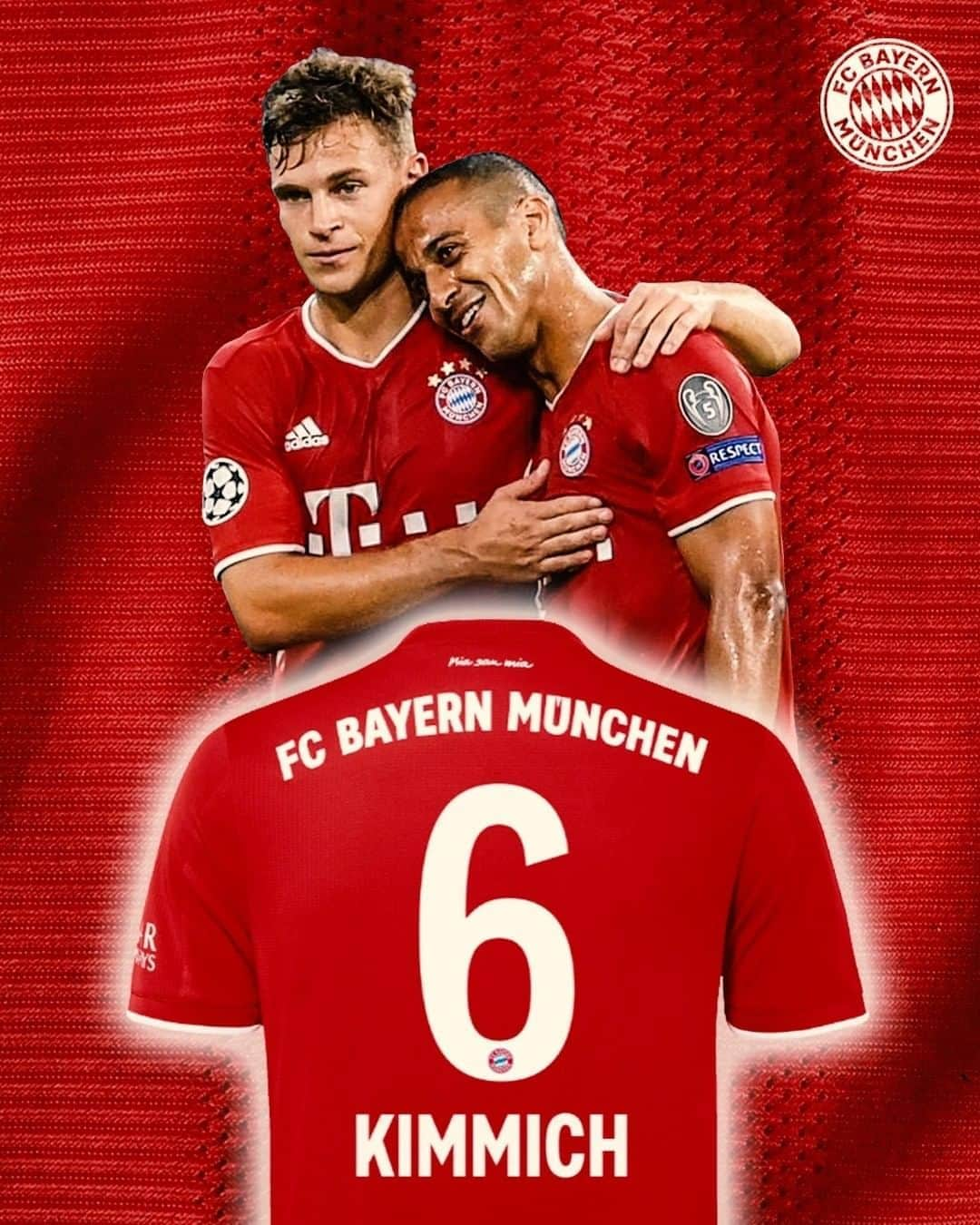 バイエルン・ミュンヘンさんのインスタグラム写真 - (バイエルン・ミュンヘンInstagram)「The number 6️⃣ is going to remain in excellent hands! 💪  Get the new  #Kimmich jersey NOW! 🛒 https://fc.bayern/Kimmich_6  #FCBayern #MiaSanMia #packmas #Kimmiched」9月19日 1時40分 - fcbayern