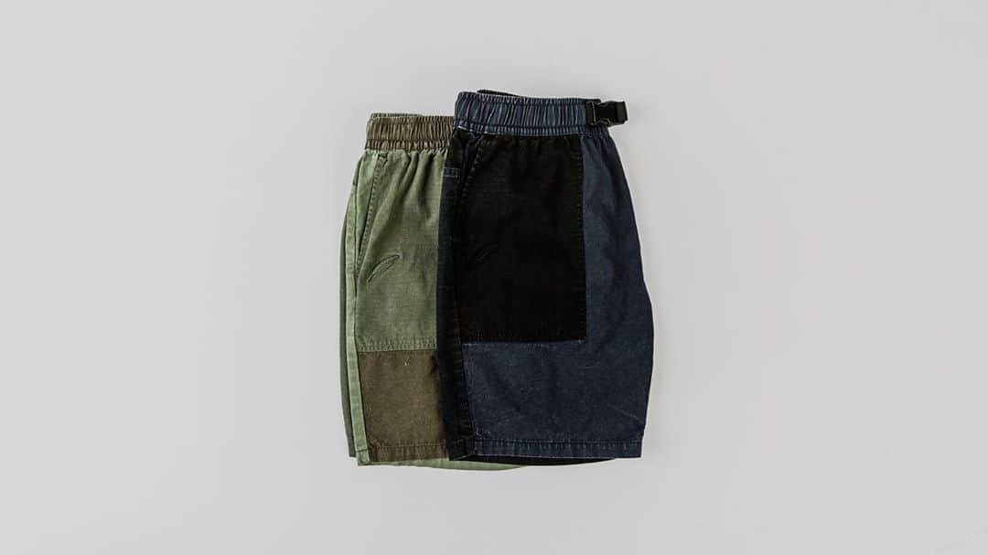 パブリッシュブランドのインスタグラム：「Taylor short - enzyme washed ripstop patchwork short, nylon webbing waist belt with buckle, and front patch pockets. Swipe left for more details.  . . . . #publishbrand #todayfortomorrow #theroadnottaken #patchwork」