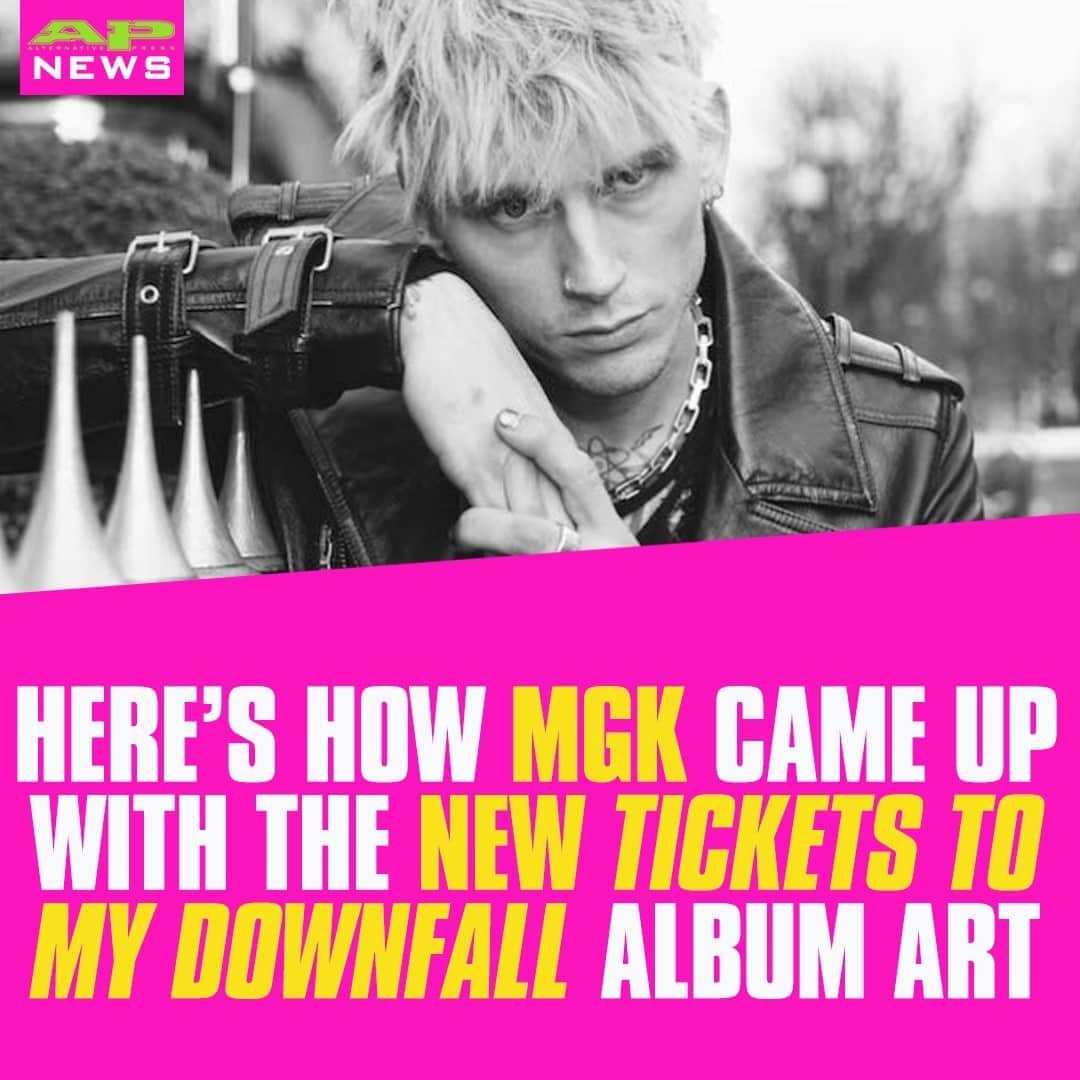 Alternative Pressさんのインスタグラム写真 - (Alternative PressInstagram)「The new ‘Tickets To My Downfall’ album cover is here and @machinegunkelly reveals how he came up with the new artwork⁠ LINK IN BIO⁠ .⁠ .⁠ .⁠ #machinegunkelly #mgk #ticketstomydownfall #machinegunkellyticketstomydownfall #mgkticketstomydownfall #altpress #alternativepress」9月19日 3時01分 - altpress