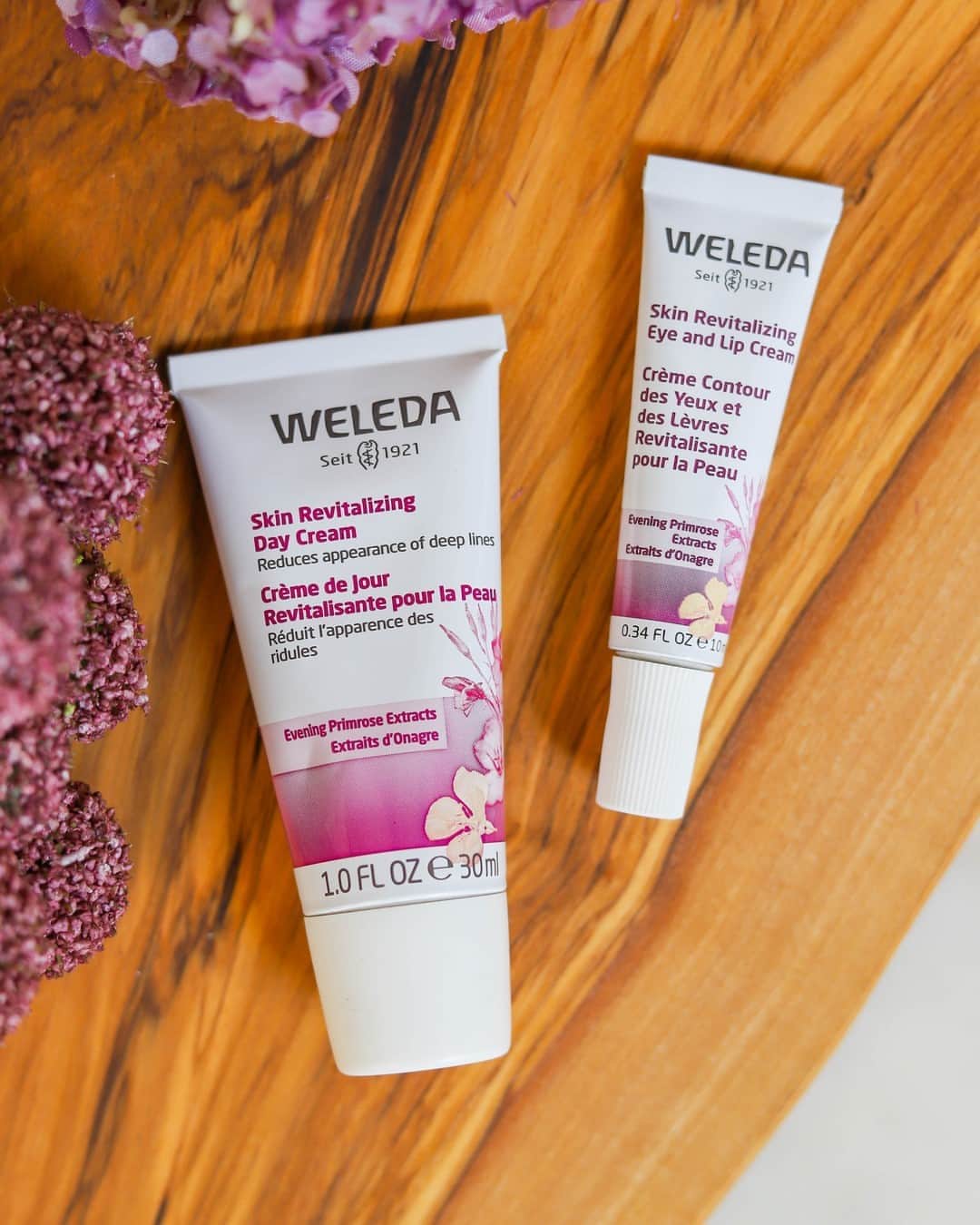 Weledaのインスタグラム：「Do you have deep lines? 🌸 Our Skin Revitalizing line is formulated with Evening primrose which is rich in fatty acids! It helps smooth, hydrate, and fortify skin to reveal a more youthful appearance. Check out our Instagram Stories to learn more! #WeledaSkin」