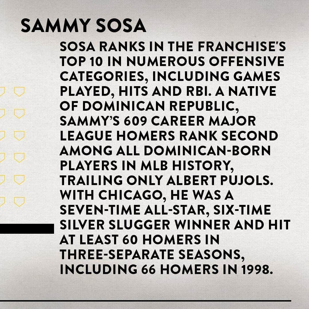 シカゴ・カブスさんのインスタグラム写真 - (シカゴ・カブスInstagram)「Part 1️⃣: Celebrating some #Cubs greats during #HispanicHeritageMonth! #SomosCubs」9月19日 4時04分 - cubs