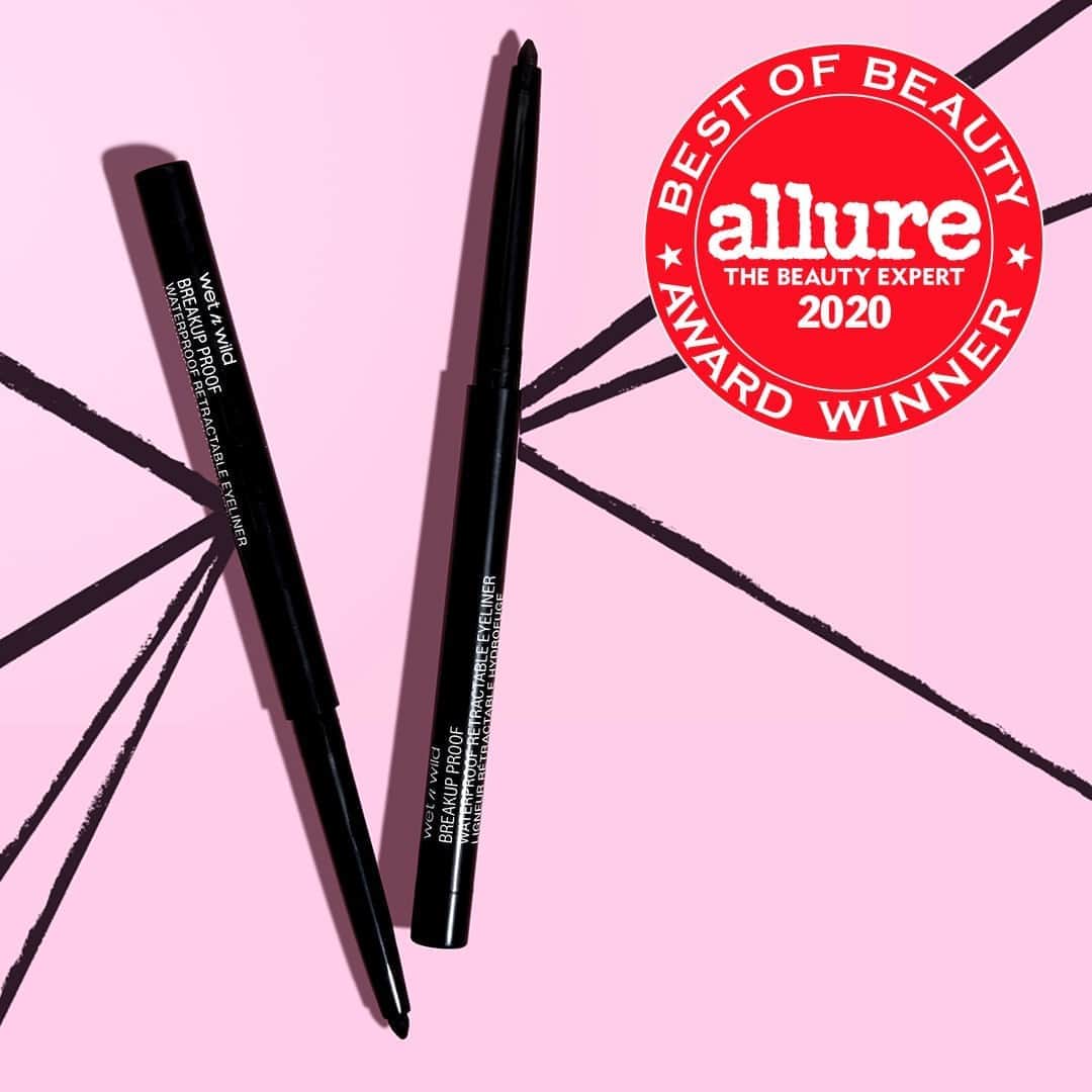 wet'n wild beautyさんのインスタグラム写真 - (wet'n wild beautyInstagram)「We’re honored that our Breakup Proof Retractable Eyeliner is an @allure Best of Beauty Steals Award Winner! And in honor of this honor, we are offering 30% OFF All Eye Products through the weekend at wetnwildbeauty.com! Because we believe in offering the BEST of Beauty for all! Use code FAVORITE at wetnwildbeauty.com  #BreakupProof #AllureBestofBeauty #wetnwild #wetnwildbeauty」9月19日 4時28分 - wetnwildbeauty