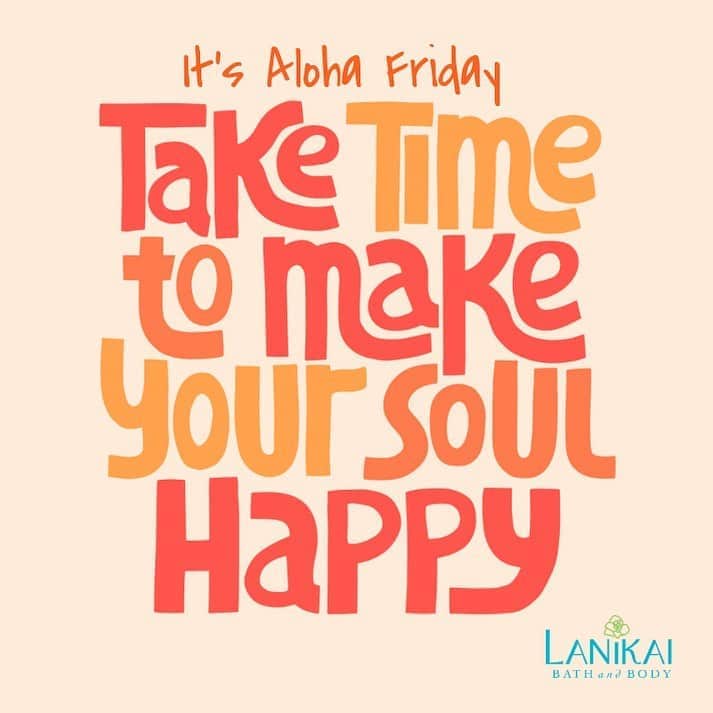 Lanikai Bath and Bodyさんのインスタグラム写真 - (Lanikai Bath and BodyInstagram)「It’s Aloha Friday. #relax #breathe #lanikaibathandbody」9月19日 4時34分 - lanikaibathandbody