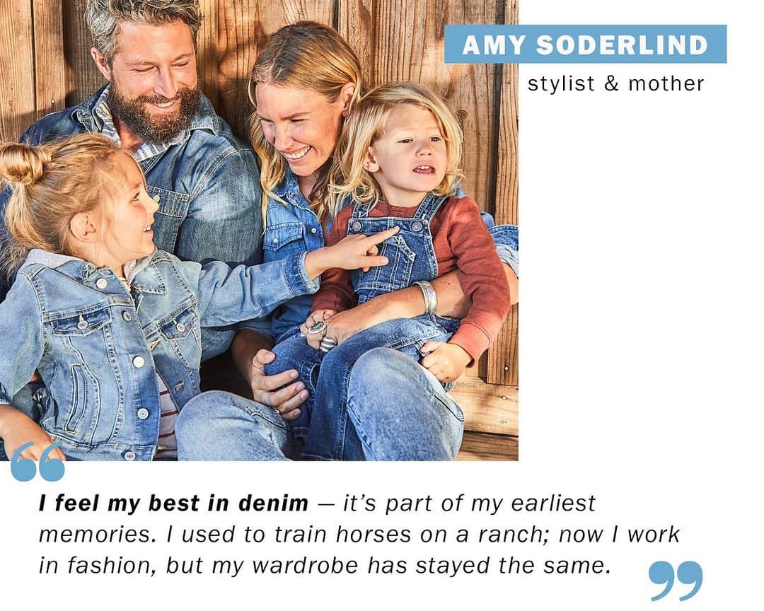 Old Navyさんのインスタグラム写真 - (Old NavyInstagram)「it's denim in all the ways, on all of us . we believe denim is part of the fabric of america, and who better to show it off than real american families? #sayhi to @asoderlind, @jodiepatterson, and @_malika_yasmin_ . #oldnavystyle #wearedenimamerica」9月19日 4時49分 - oldnavy