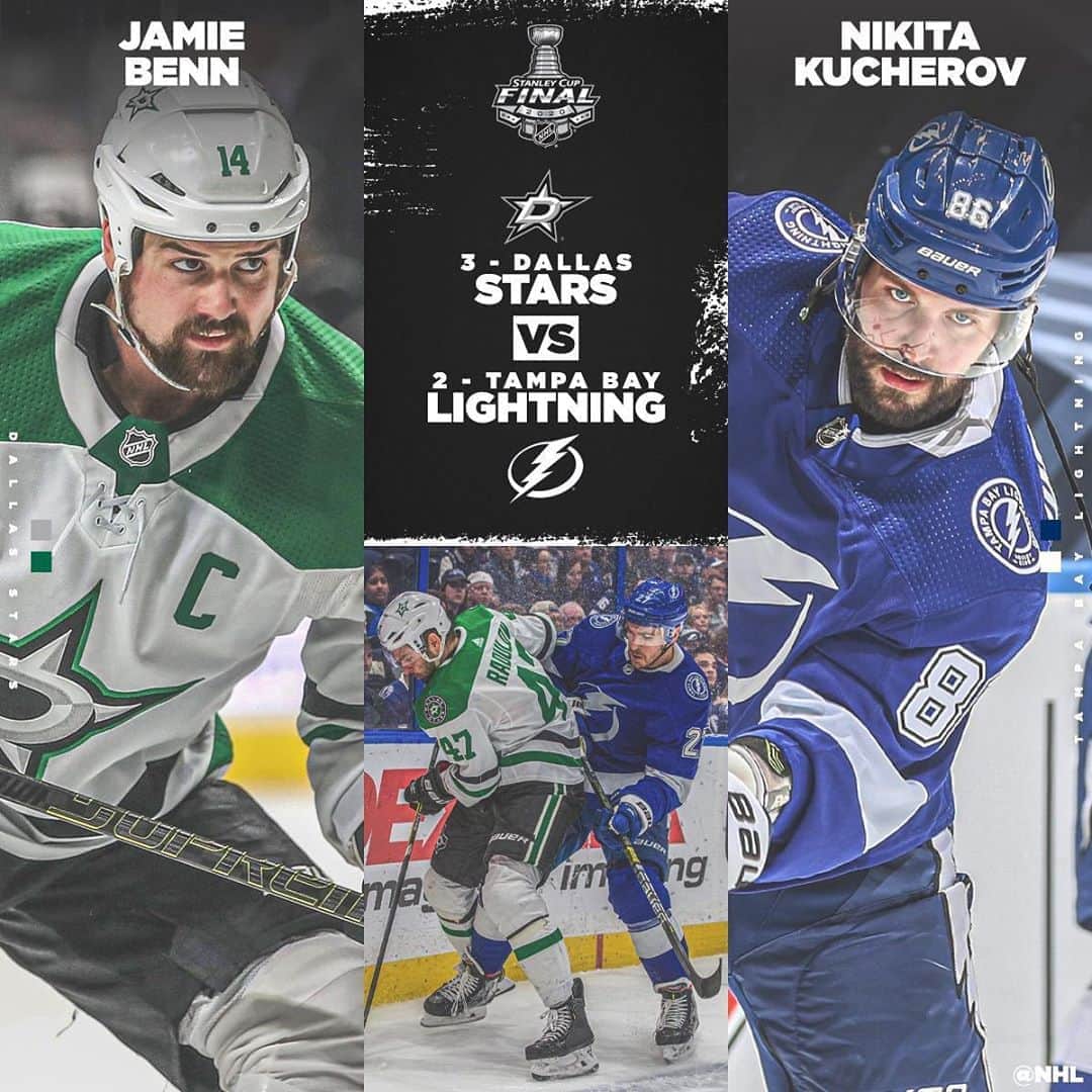 NHLさんのインスタグラム写真 - (NHLInstagram)「It all comes down to this! Who's your pick to win the #StanleyCup: @DallasStars or @TBLightning?」9月19日 5時17分 - nhl