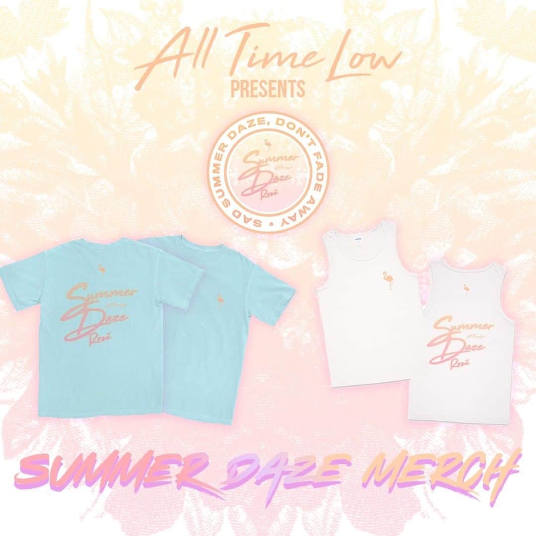 All Time Lowさんのインスタグラム写真 - (All Time LowInstagram)「The year is 2020. Rock band All Time Low no longer plays shows. Instead, they’re now the finest Rosé makers around and have new merch for said Rosé. Link in bio」9月19日 5時56分 - alltimelow